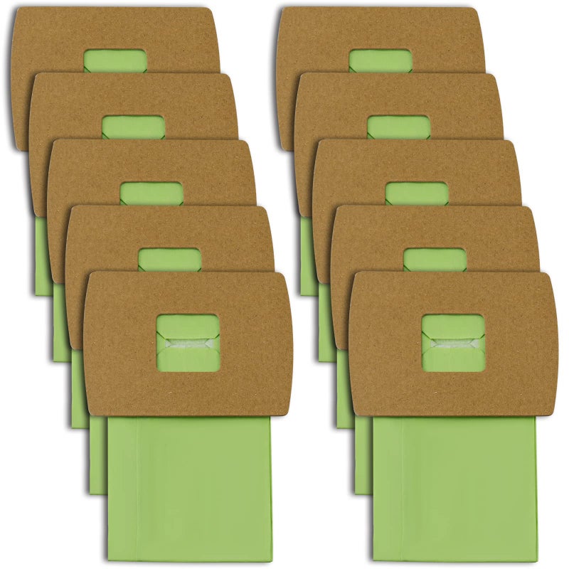 PKBB12DW Type BB Compact Canister Vacuum Bags Replacement for Oreck XL Buster B Canister Handheld Vacuum Cleaner BB180 BB280 BB850 BB870 BB900 BB1000 MV160 CC1600 10 Pack