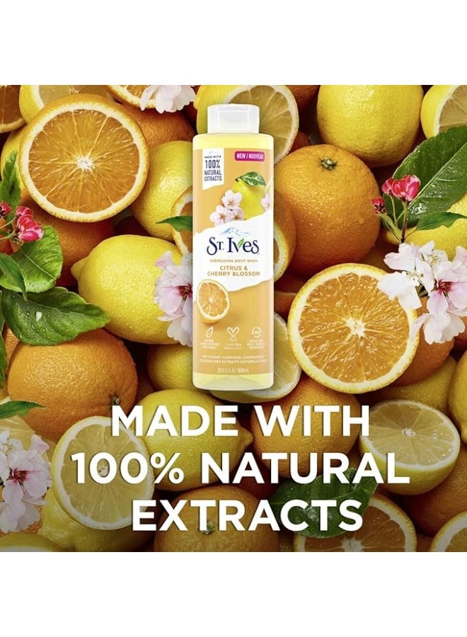 سانت آيفز غسول الجسم المنشط من سانت آيفز برائحة الحمضيات وزهر الكرز 650 مل - Image 4