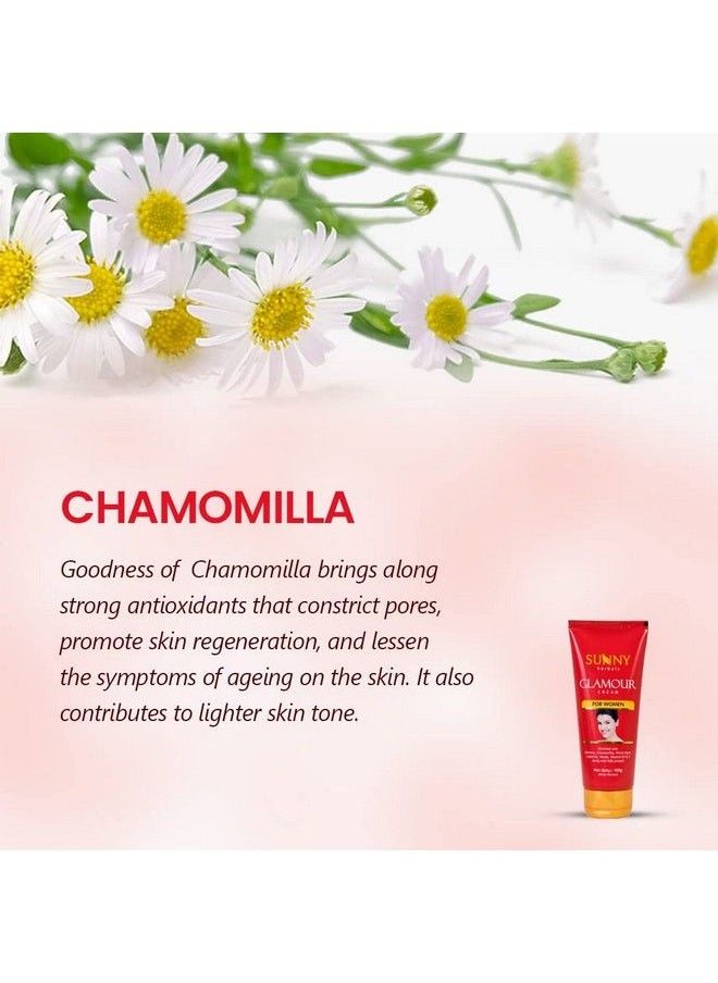 Glamour Cream Enriched With Aloe Vera Chamomilla Vitamin B3 & E To Moisturize & Lighten Skin Tone ;Restores Damaged Skin Cells For Women 100 Gm (Pack Of 2) - pzsku/Z5ECCAADB50A42EFE6912Z/45/_/1687503690/419cac65-633a-4f38-92eb-614e8b8c1101