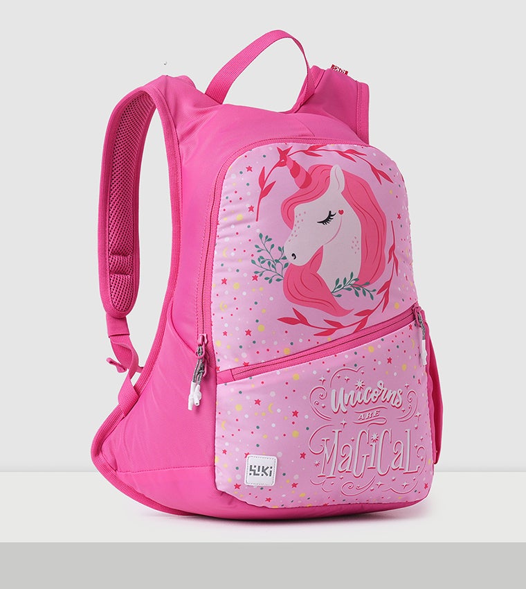 وايلد كرافت حقيبة فتيات يونيكورن وردية - Image 3