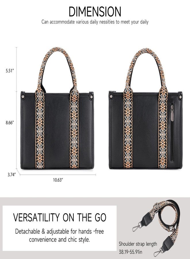 FALAN MULE Leather Crossbody Bags for Women Trendy Hobo Purses Shoulder Handbags (B-Black) - Image 4