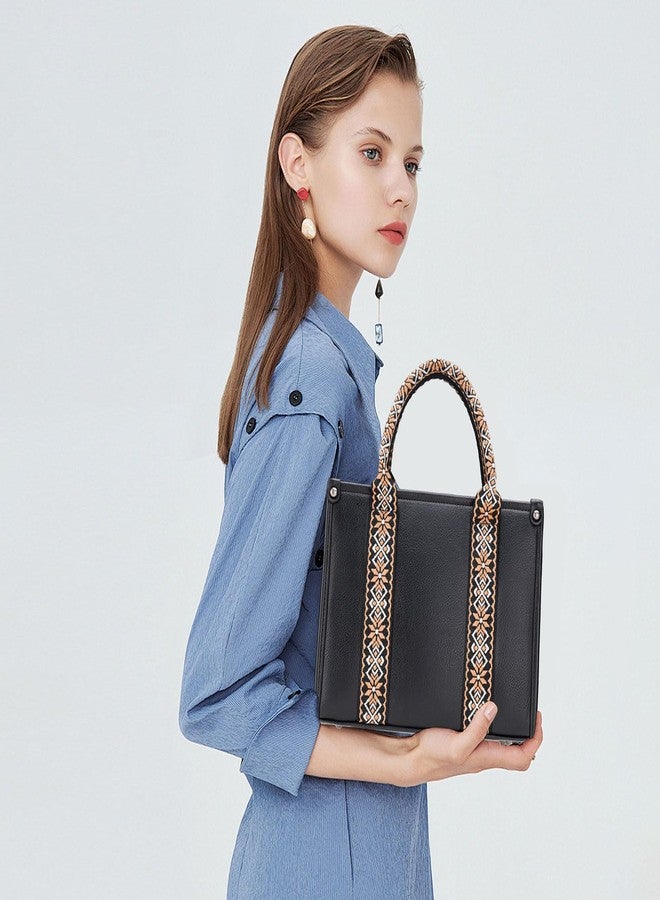 FALAN MULE Leather Crossbody Bags for Women Trendy Hobo Purses Shoulder Handbags (B-Black) - Image 2
