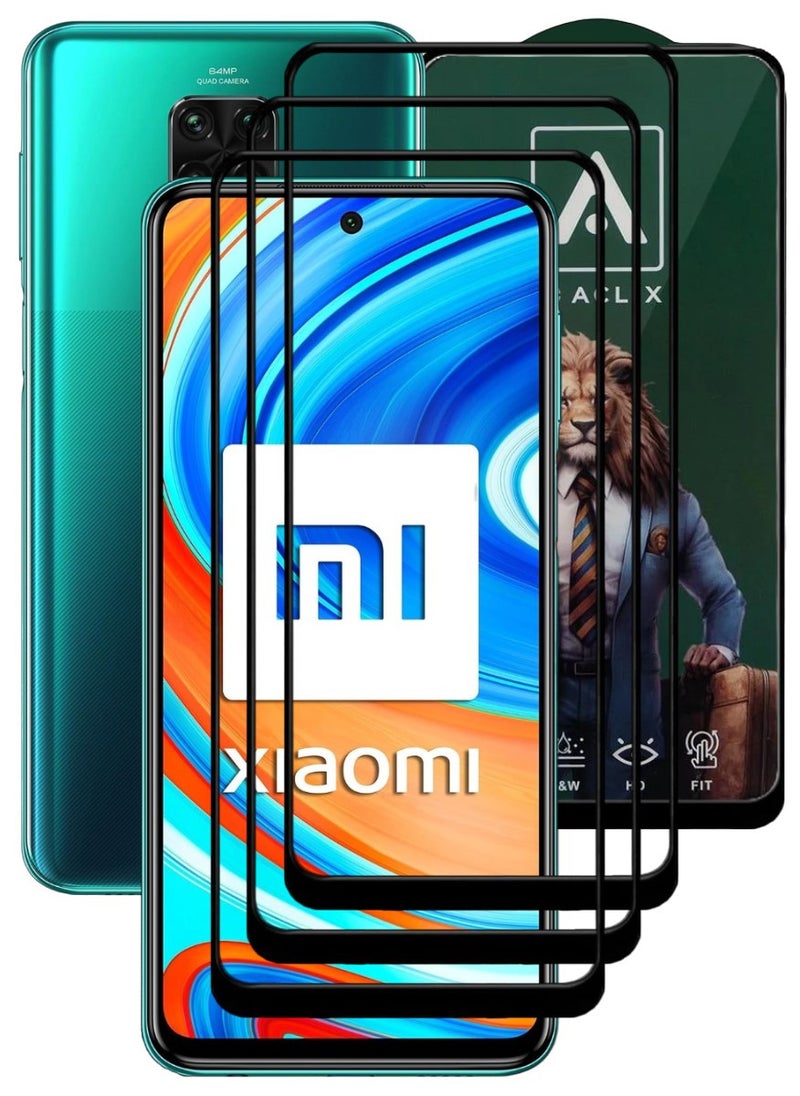 ACLIX 3 Pieces Antistatic ESD Dustproof Premium Quality High Definition Tempered Glass Screen Protector Designed For Xiaomi Redmi Note 9 Pro - Image 1