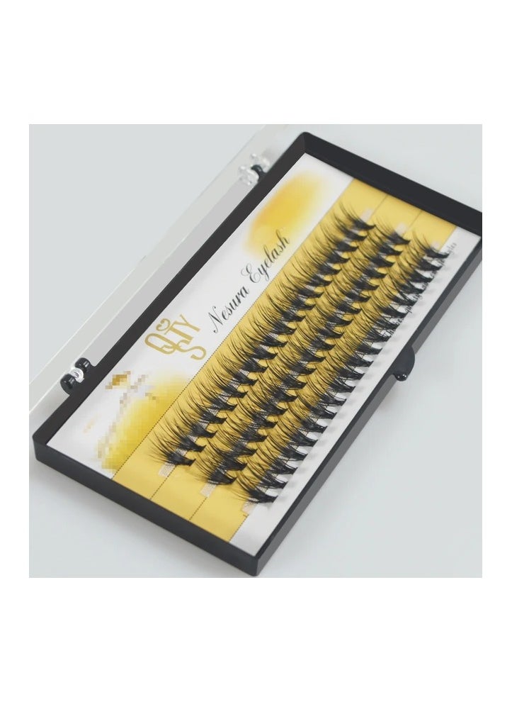 Generic - Individual eyelashes, 20 natural mink hairs, light and soft in texture and easy to use, C curl - Image 1