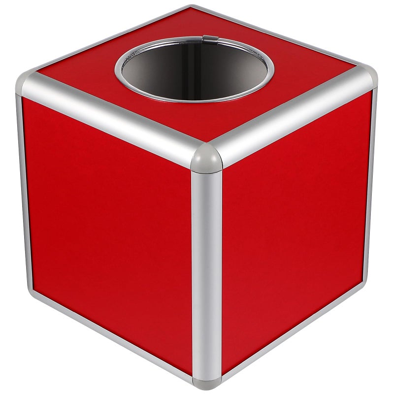 NUOBESTY 20CM Square Raffle Ball Game Box Multifunctional Storage Ticket Box Card Storage Container