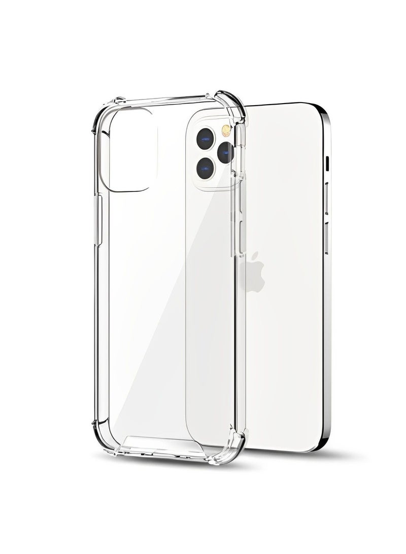 IAF Transparent Shockproof Bumper Case for iPhone 13 Pro Max Slim Fit Soft TPU Back Cover - Image 2