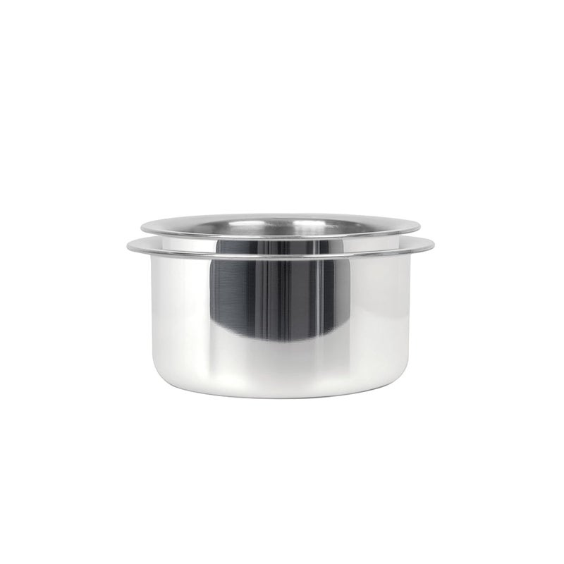 MEYER Triply Stainless Steel Tope with SS 304 Lid | 14/16/ cm 1.1/1.5 L| 10 Year Warranty | Silver - Image 3