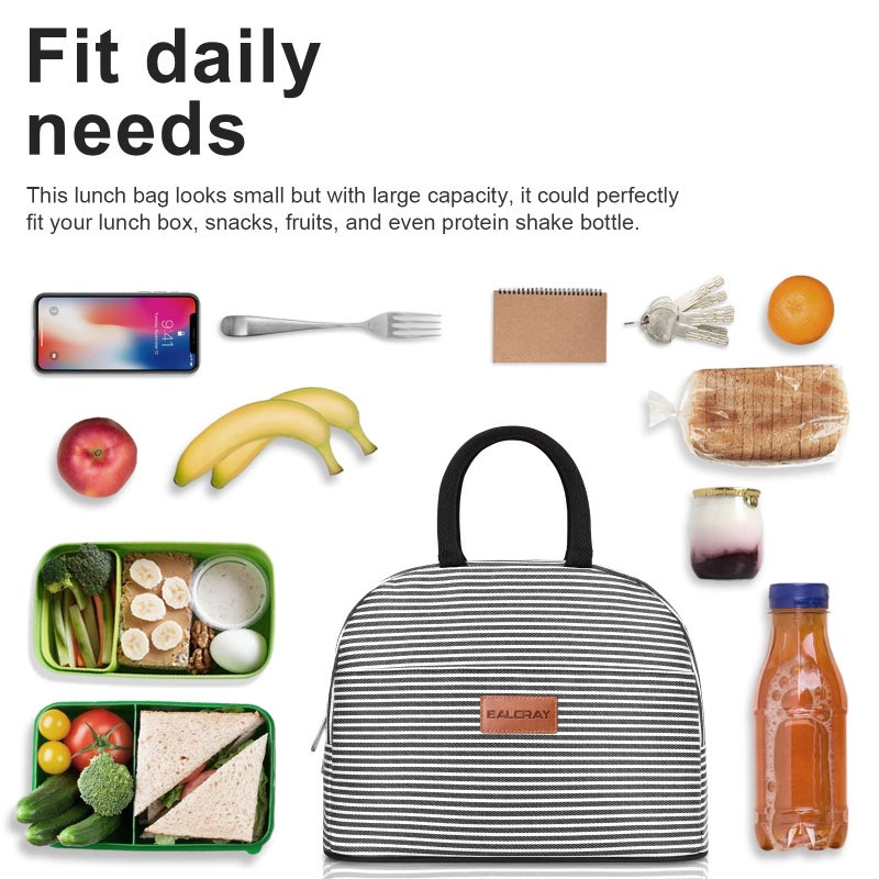 BALORAY Lunch Bag for Women Men Insulated Lunch Box for Adult Reusable Lunch Tote Bag for Work, Picnic or Travel - Image 5