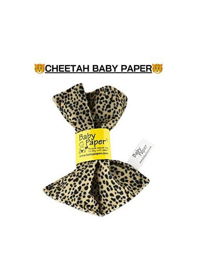 Baby Paper Original Crinkle And Sensory Toy For Babies And Infants ; 3 Pack Farm Cat Dog Cheetah ; Nontoxic Washable ; For Baby Showers - Image 5
