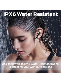Monster N-Lite 203 AirLinks Wireless Earbuds, Bluetooth 5.3 Headphones with HiFi Stereo, Crystal Clear Call, 30H Playback, Type-C Charging, Touch Control, IPX6 Waterproof in-Ear Earbuds Earphones  - Image 2