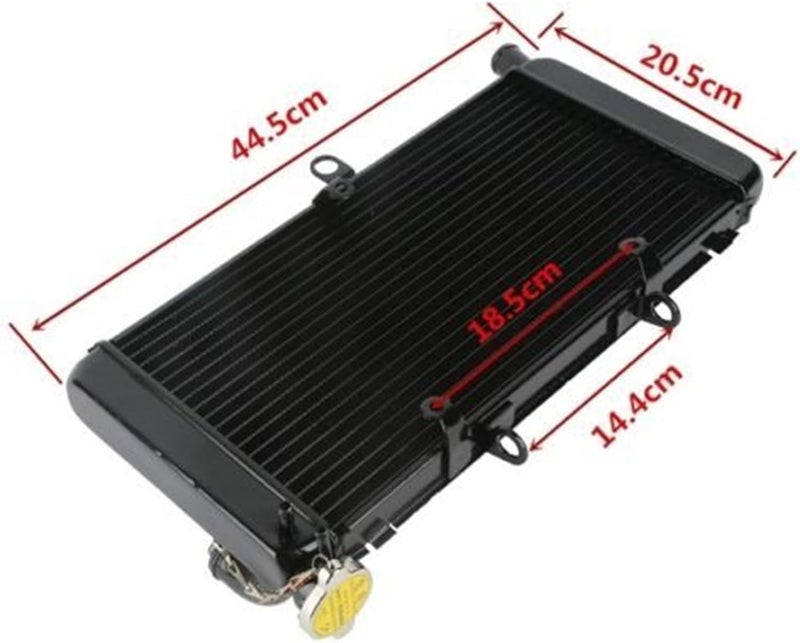 DEMULAX Motorcycle Engine Aluminum Radiator Cooler - Image 2