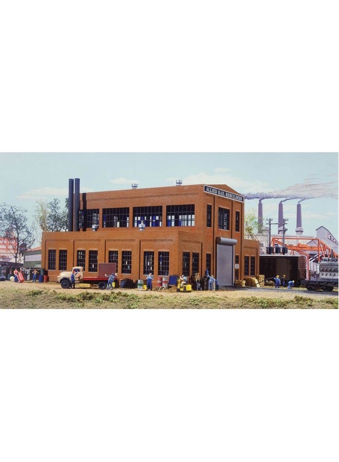 Cornerstone Walthers HO Scale Allied Rail Rebuilders Structure Kit - Image 1