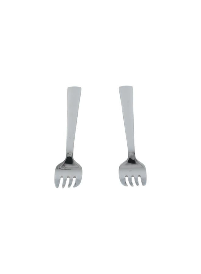 Amefa 2-Piece Moderno 18/10 Stainless Steel Dishwasher Safe Table Fork Silver 1923X1VDXCAF2 - Image 2