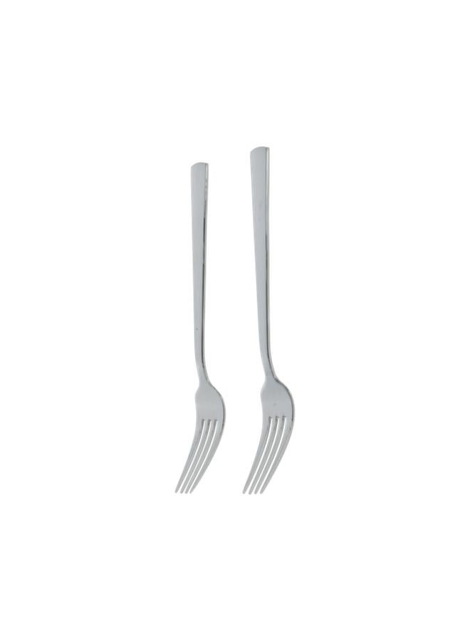 Amefa 2-Piece Moderno 18/10 Stainless Steel Dishwasher Safe Table Fork Silver 1923X1VDXCAF2 - Image 3