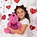 Ditucu Original Loving Triceratops Dinosaur Stuffed Animal with Heart 12 inch Cute Dino Plush for Romantic Sweet Valentines Day Gifts Soft Plushies Toys for Kids Girlfriend Purple - Image 4