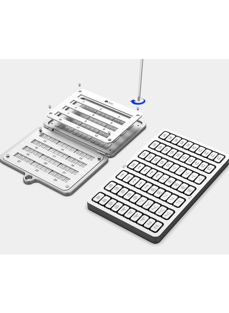 ELLIPAL Crypto Seed Phrase Storage, 316 Stainless Steel Metal Seed Phrase Storage with Lock Hole, 24 Words Seed Phrase Backup Storage, Compatible with BIP39 Hardware Wallets (Ellipal, Safepal, Ledger, Trezor) + CryptoKIT Premium Bundle | Official UAE Reseller, Fireproof, Waterproof - Image 3