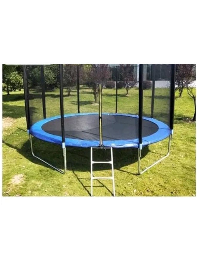 Trampoline 8Ft with Safety Net and Ladder For Kids and Adults - Image 2