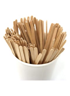 Generic Coffee Stir Sticks  200pcs Wooden Stirrers for Coffee, Tea, Milk, Juice, DIY Crafts (14cm)  - Image 2