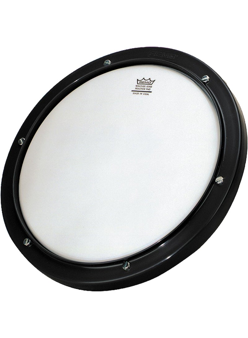 Remo Remo RT-0010-00 10" Gray Tunable Practice pad with Ambassador Coated Drumhead