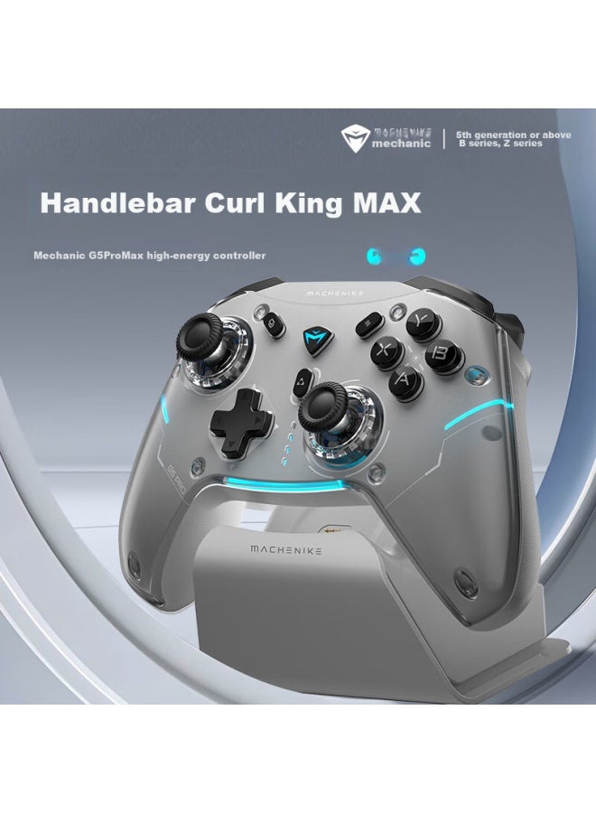 MACHENIKE Mechanical Engineer G5pro Max Wireless Bluetooth Game Controller Switch Pro Xbox-style Wired Computer Pc Mobile Ns Steam Controller - Play-friendly Version Gray Dual-shadow Wonderland  - Image 1