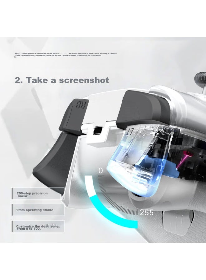 MACHENIKE Mechanical Engineer G5pro Max Wireless Bluetooth Game Controller Switch Pro Xbox-style Wired Computer Pc Mobile Ns Steam Controller - Play-friendly Version Gray Dual-shadow Wonderland  - Image 3