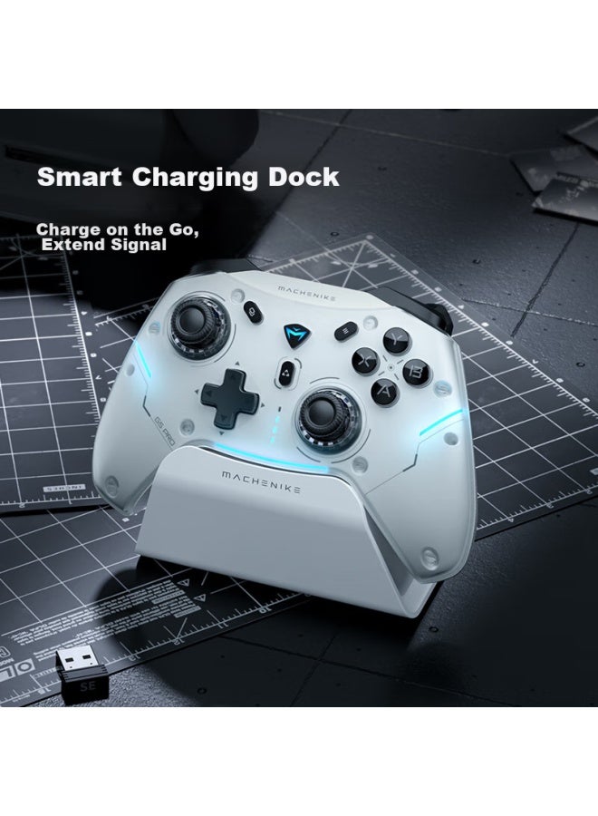 MACHENIKE Mechanical Engineer G5pro Max Wireless Bluetooth Game Controller Switch Pro Xbox-style Wired Computer Pc Mobile Ns Steam Controller - Play-friendly Version Gray Dual-shadow Wonderland  - Image 4