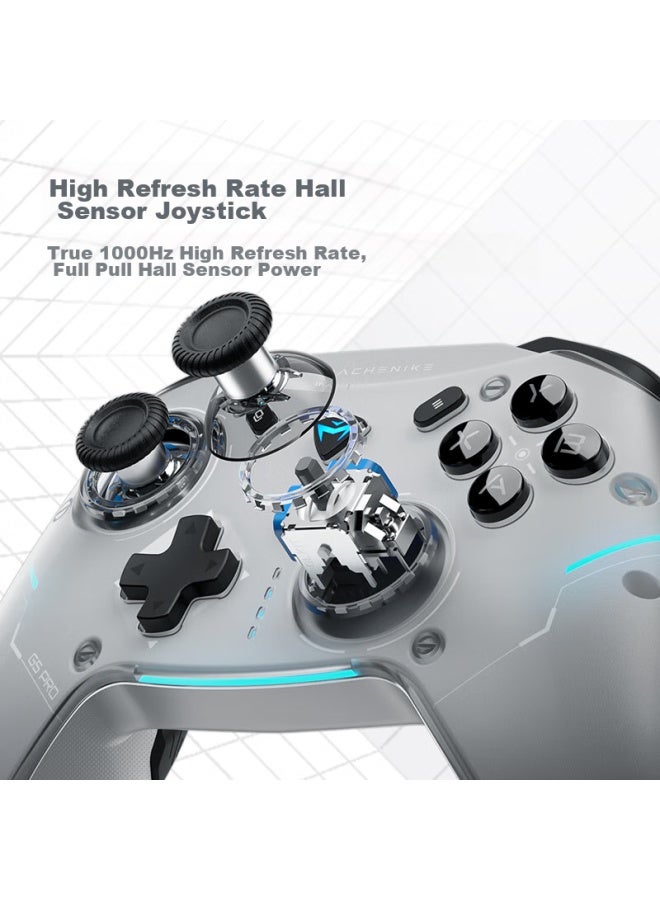MACHENIKE Mechanical Engineer G5pro Max Wireless Bluetooth Game Controller Switch Pro Xbox-style Wired Computer Pc Mobile Ns Steam Controller - Play-friendly Version Gray Dual-shadow Wonderland  - Image 2