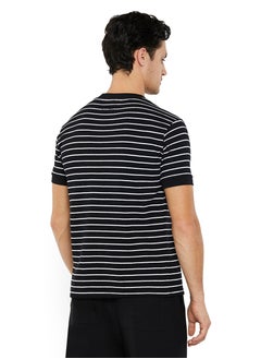 NAUTICA Striped Regular Fit Premium Cotton Crew Neck T-shirt  - Image 3