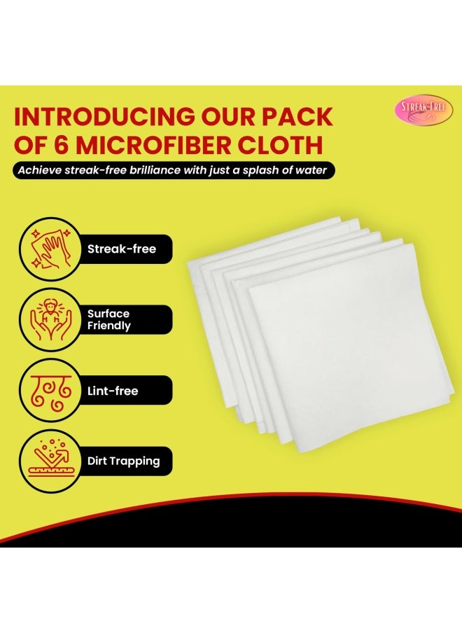 Generic Streak Free / 3 Streak Free Microfiber Cloth As Seen On Tv 6 Pack  - Image 2