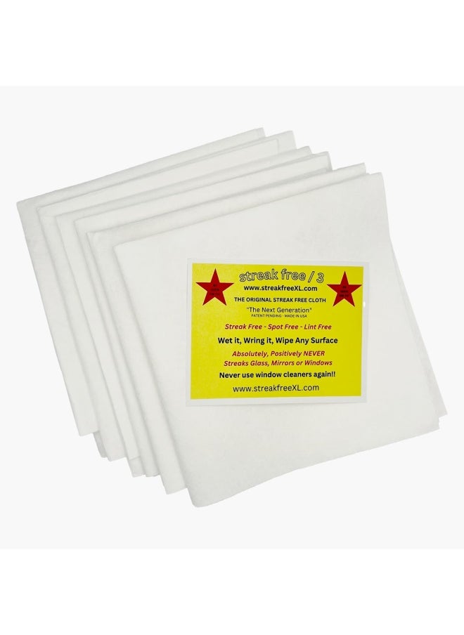 Generic Streak Free / 3 Streak Free Microfiber Cloth As Seen On Tv 6 Pack  - Image 1