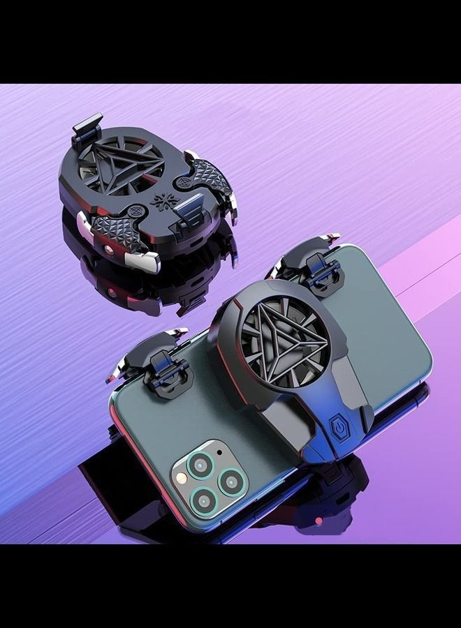 NIBEMINENT Portable Fast Cooling Fan with Mobile Game Controller  - Image 1