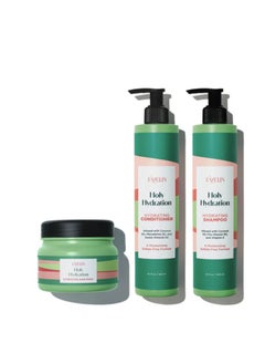 ڤاڨلين مجموعة Holy Hydration Plus 300 مل شامبو الترطيب المقدس 300 مل + بلسم 300 مل + ماسك 300 مل  - Image 1