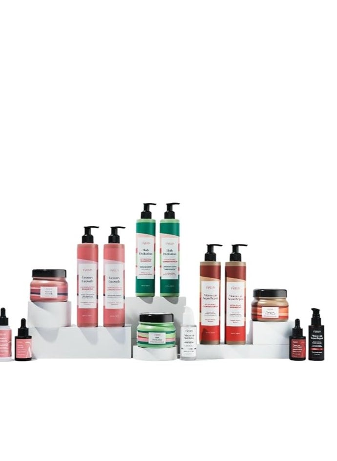 favelin - Holy Hydration Plus Set 300 ml Holy Hydration Shampoo 300 ml + Conditioner 300 ml + Mask 300 ml - Image 1