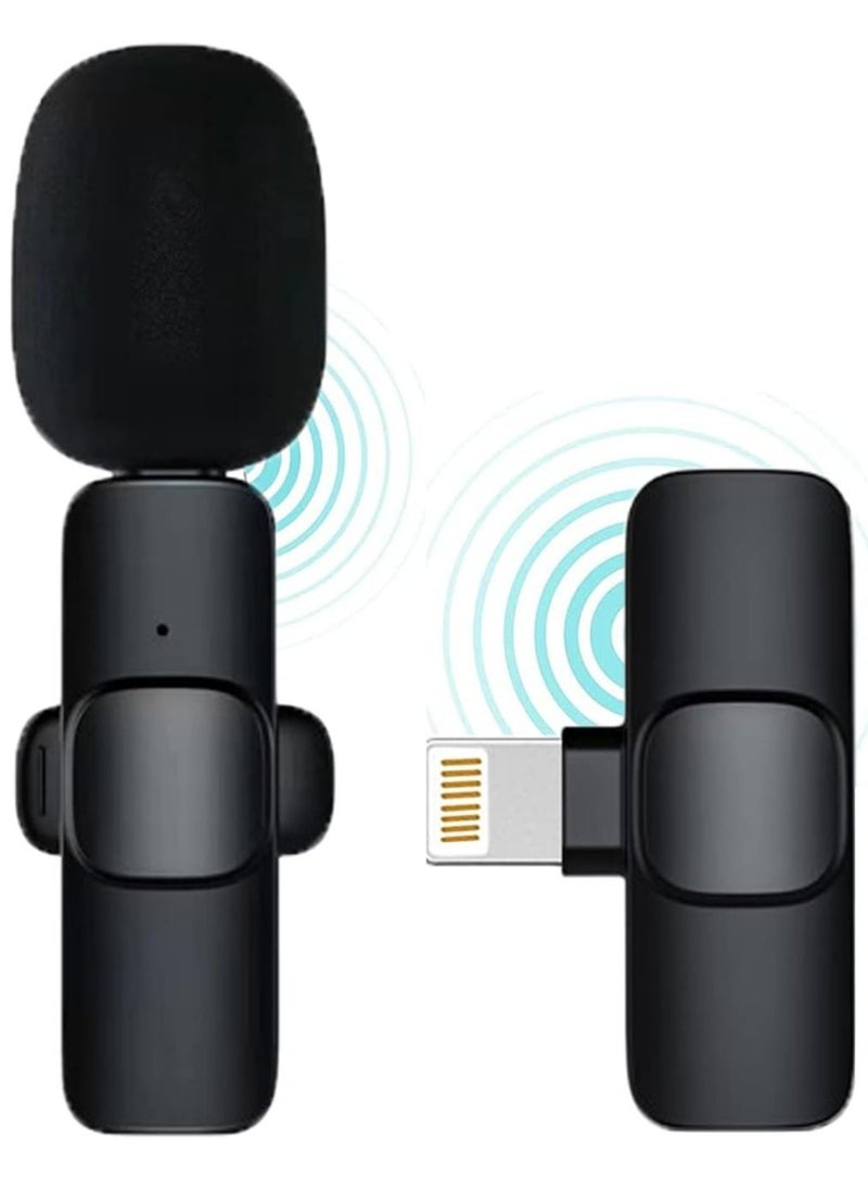 (2022 Upgrade) Bentifar Wireless Lavalier Microphone for iPhone and iPad Mini – Perfect for YouTube, Facebook Live, TikTok, Vlog, and Zoom Video Recording - Image 1