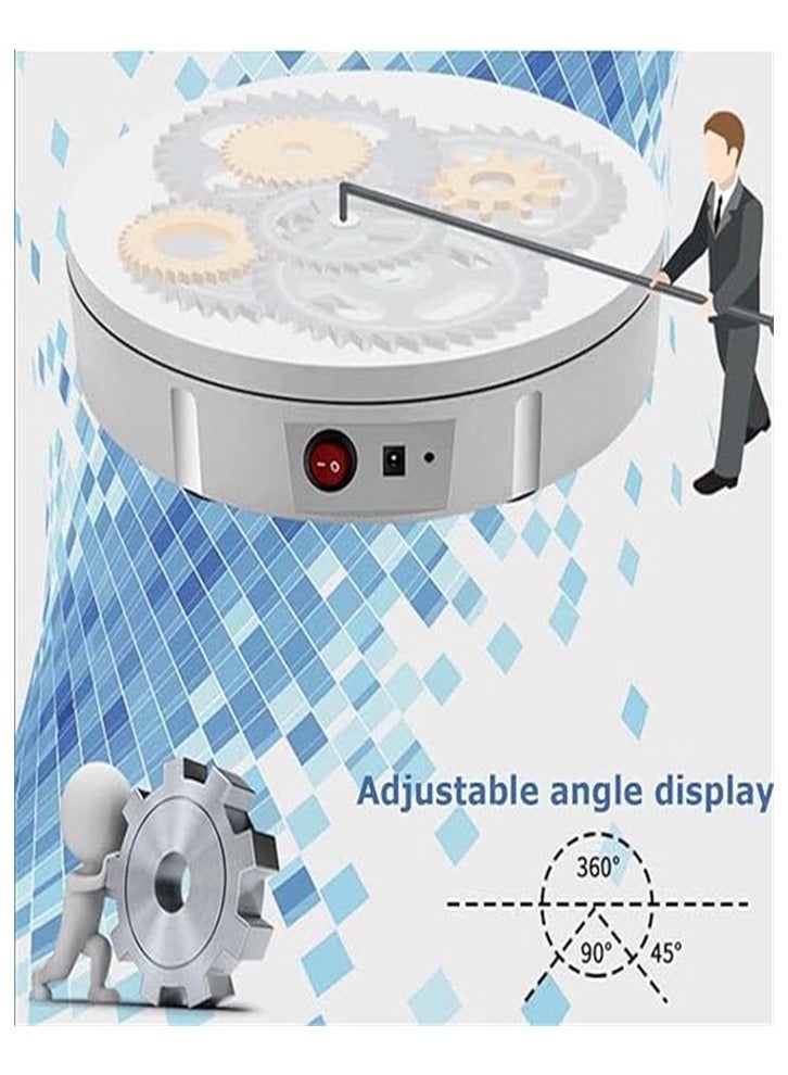 general Motorised smart swivel stand with 360 degree rotation for photography, jewellery, collectibles, toys, cakes and display - Image 3