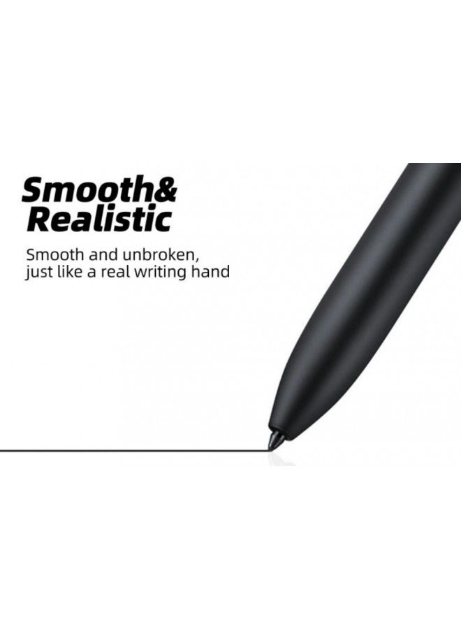 thexxa قلم استبدال S Pen لجهاز Galaxy Tab S9 FE من سامسونج +5 رؤوس/نقاط (بدون بلوتوث) (أسود) - Image 2