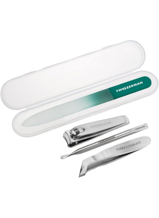 Tweezerman Emerald Shimmer Nail Care Set - Image 1