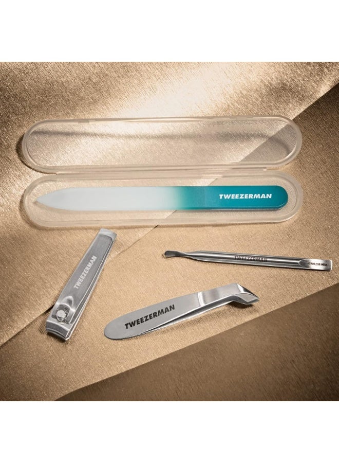 Tweezerman Emerald Shimmer Nail Care Set - Image 5