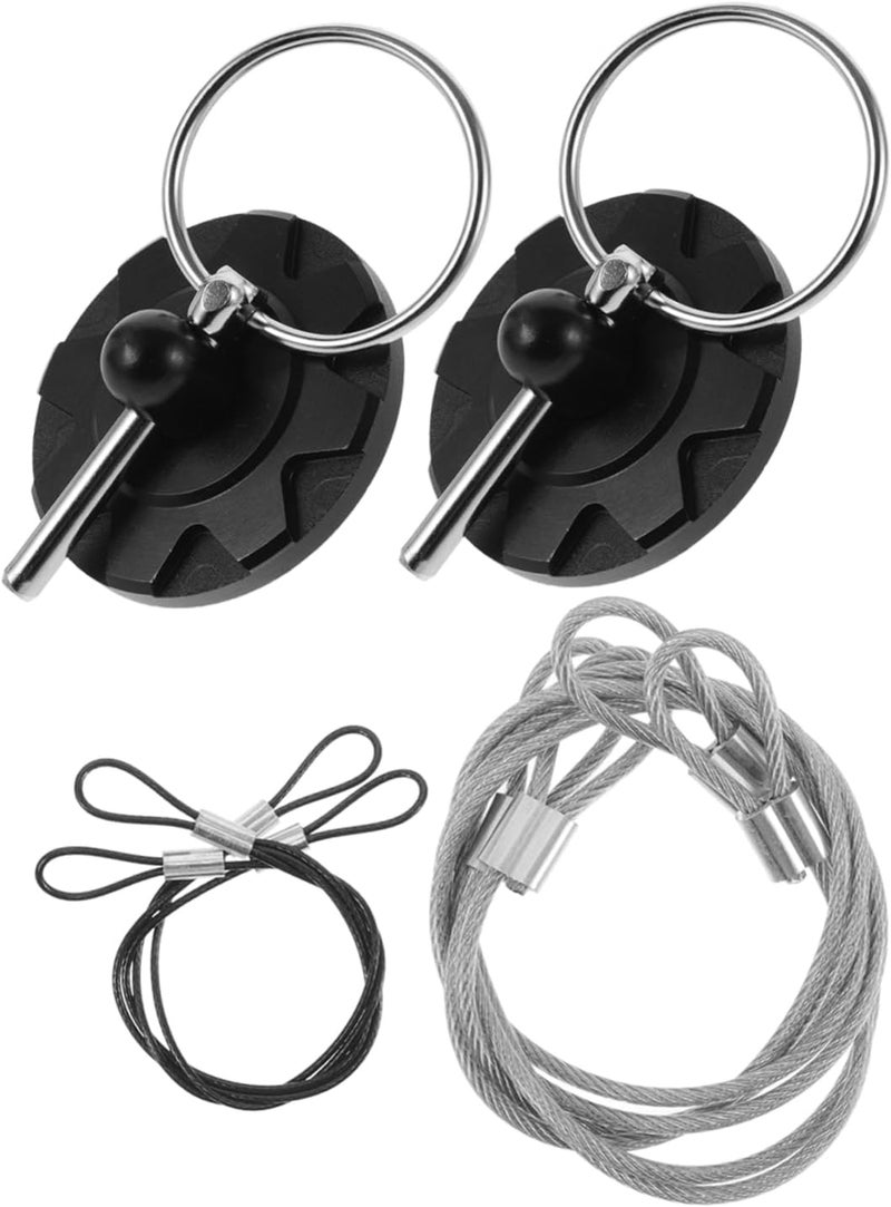 1sets CNC Aluminum Racing Bonnet Hood Kit for Enhanced Security and Versatile Compatibility Custom and Modified Vehicles Easy Installation Compact Design Black Finish - Image 1
