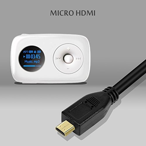 UCEC Coiled Micro HDMI to HDMI Cable, 3.2FT Retractable Cable for Laptops, Cameras, DSLRs, Camcorders, Portable Screens and Monitors - Image 5
