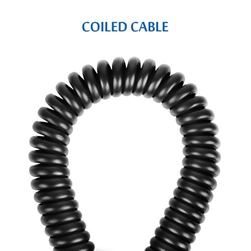UCEC Coiled Micro HDMI to HDMI Cable, 3.2FT Retractable Cable for Laptops, Cameras, DSLRs, Camcorders, Portable Screens and Monitors - Image 3