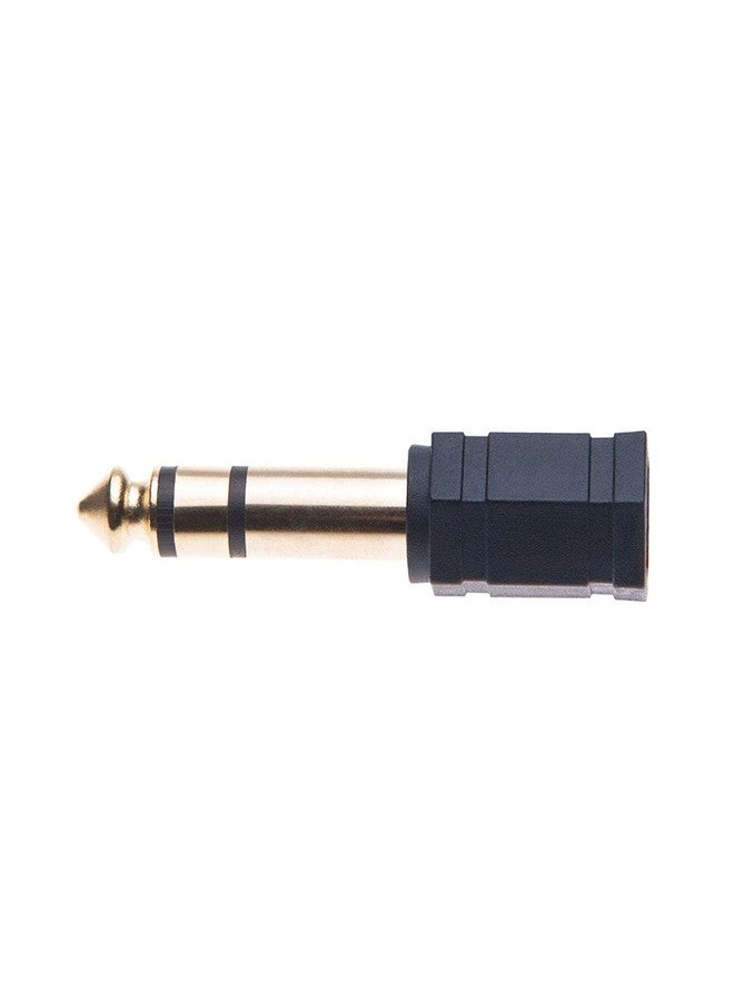 Insignia 1/4"-to-3.5mm Mini Headphone Jack Adapter - Black - Image 4