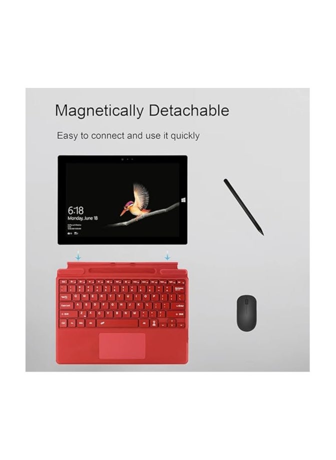 General - Backlit Bluetooth Keyboard Compatible with Microsoft Surface Pro 11 (2024),Magnetic 7-Color Backlit Bluetooth Removable Keyboard with Magnetic Pen Slot - Image 1
