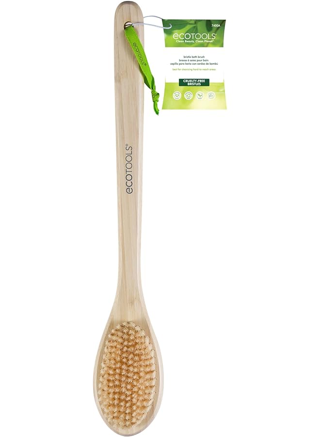 Eco Tools Bamboo Bristle Bath Brush - Image 1