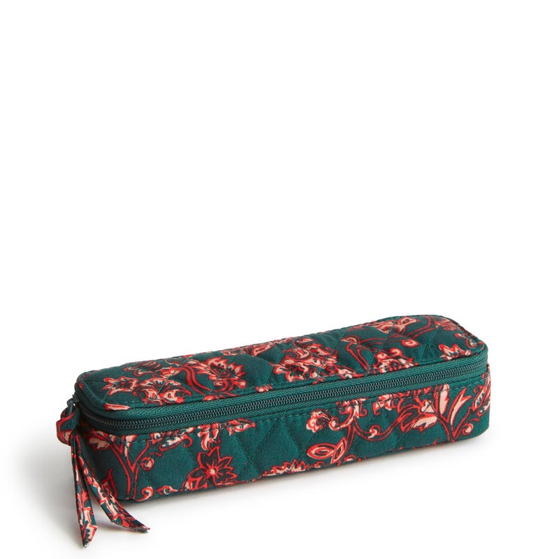 Vera Bradley Women's Premium Cotton Travel Pill Case, Victorian Vines, One Size