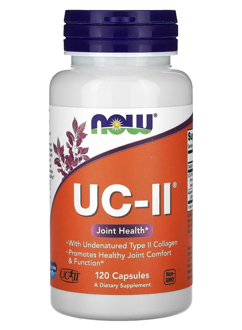 now UC-II® Joint Health with Undenatured Type II Collagen, 120 Capsules - Image 1