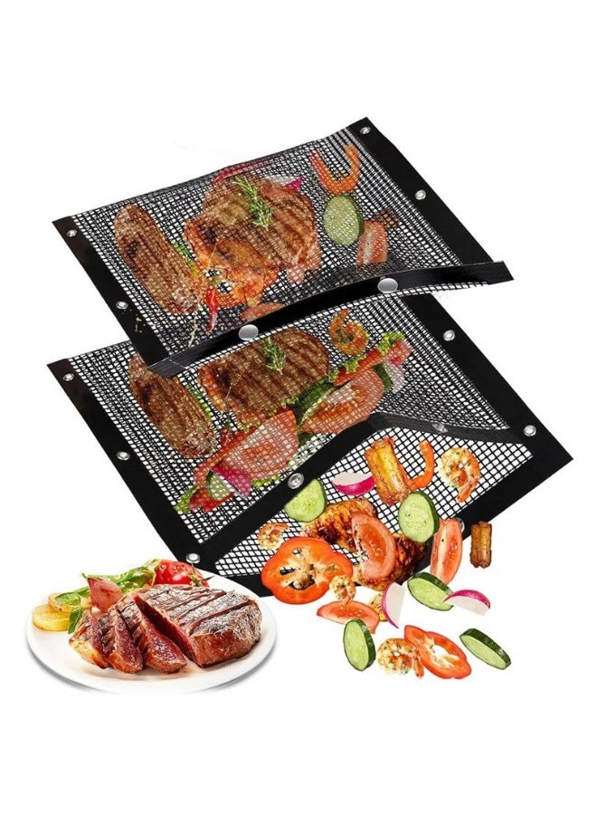 1PCS Non-Stick Mesh Grilling Bag Heat Resistant Vegetable Meat BBQ Bag Outdoor Picnics Camping BBQ Tools  - Image 3