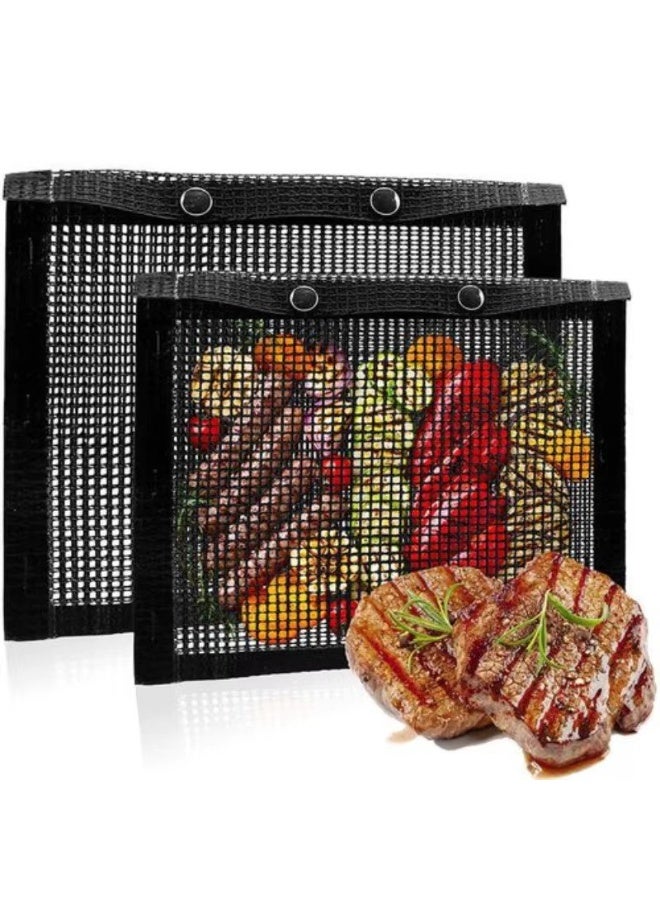 1PCS Non-Stick Mesh Grilling Bag Heat Resistant Vegetable Meat BBQ Bag Outdoor Picnics Camping BBQ Tools  - Image 2