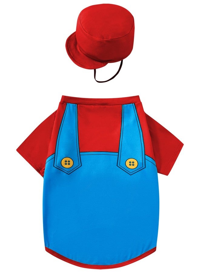 Okbebe Halloween Pet Costume Super Dog Role Play Costumes (Bright Red, L) - Image 2