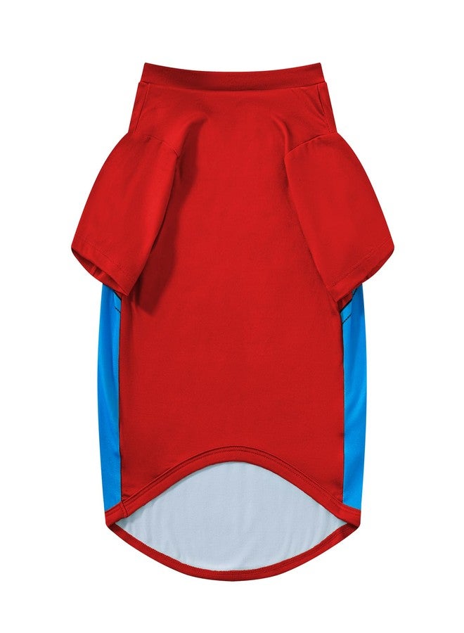 Okbebe Halloween Pet Costume Super Dog Role Play Costumes (Bright Red, L) - Image 5